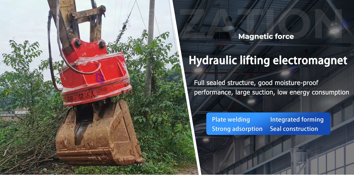 Hydraulic lifting electromagnet 4001